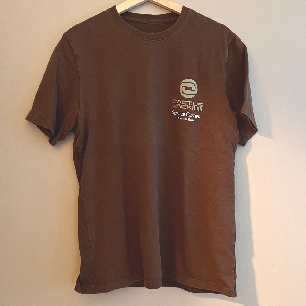 Nike Cactus Jack Service Center Concert T-Shirt Brown Travis Scott Mens Medium